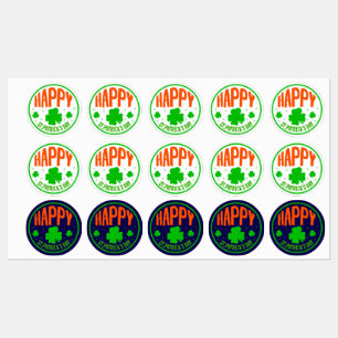 Happy St. Patrick's Day Circle Design-63501