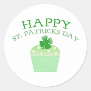 Happy St. Patrick's Day Classic Round Sticker