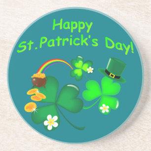 Happy St. Patrick's Day Coaster