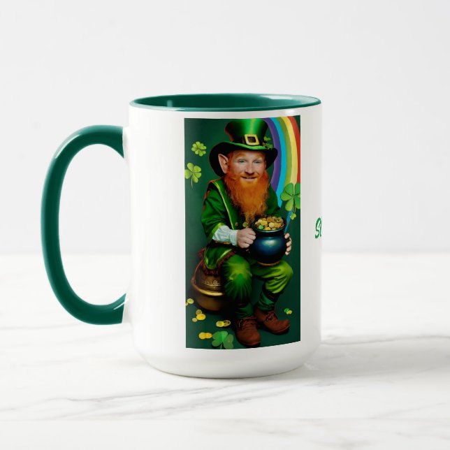 Happy St. Patrick's Day Coffee Cups & Beer Steins (Left)