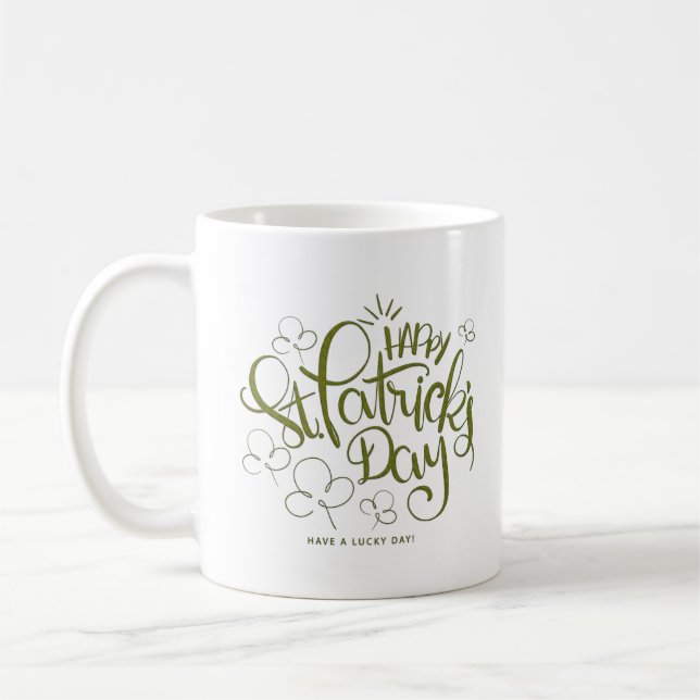 HAPPY ST. PATRICK'S DAY COFFEE MUG (Left)