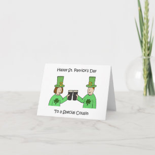 Happy St. Patrick's Day Cousin Card