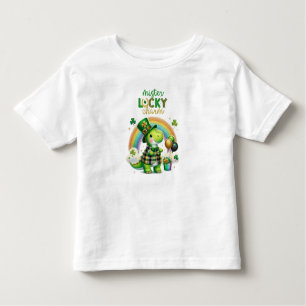 Happy St. Patrick's Day Crocodile Toddler T-Shirt