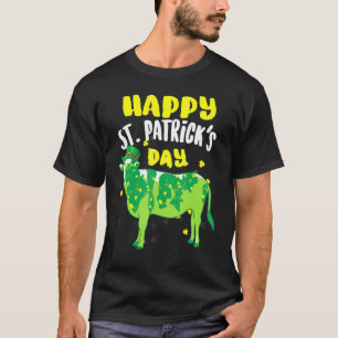 Happy St Patricks Day Cute Cow T-Shirt