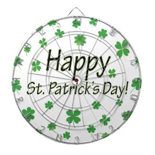 Happy St Patricks Day Dartboard
