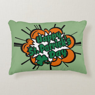 Happy St. Patrick's Day Decorative Cushion