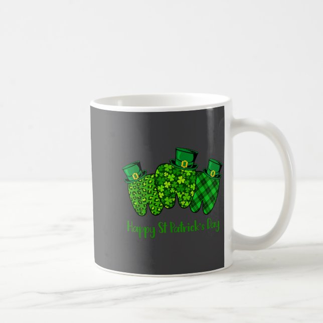 Happy St Patrick's Day Dental Istant Tooth Irish G Coffee Mug (Right)