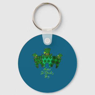 Happy St Patrick's Day Dental Istant Tooth Patrick Key Ring