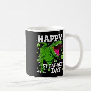 Happy St Patricks Day Dinosaur T-rex Boys Toddler  Coffee Mug