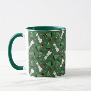 Happy St Patricks Day Dobermann Dogs Mug