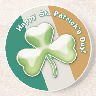 Happy St. Patrick's Day! Eerie shamrock Coaster