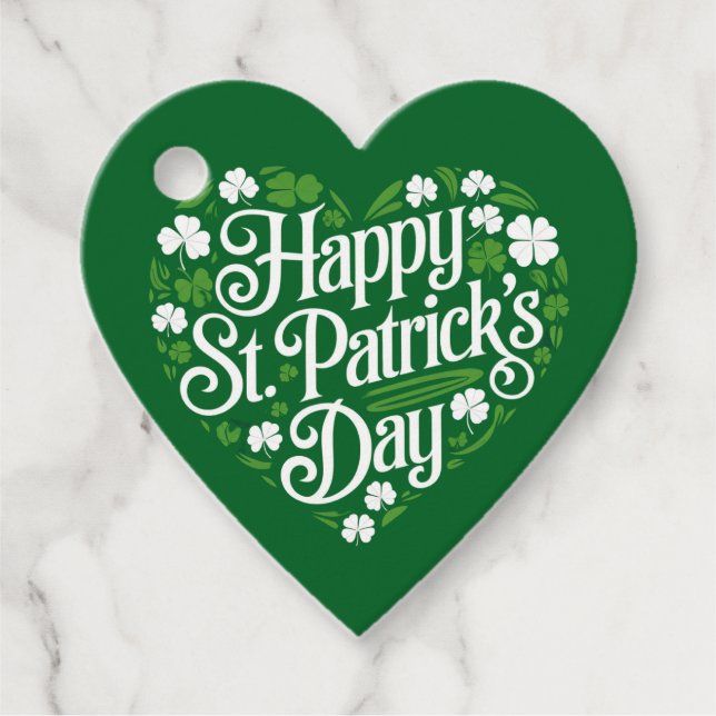 Happy St Patrick's Day  Favour Tags (Front)