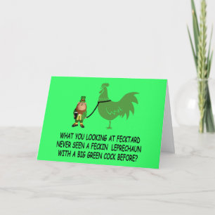 Happy St.Patrick's Day fecktard Card