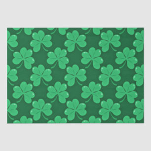 Happy St. Patrick's Day festive shamrocks Tissue Paper