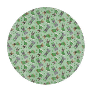 Happy St Patricks Day French Bulldogs Cutting Board