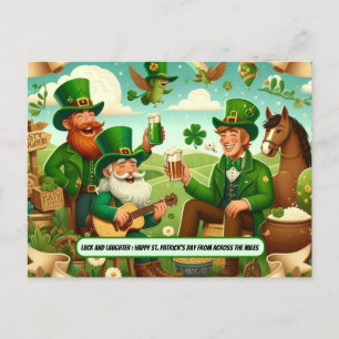 Happy St. Patrick's Day from Across the Miles Postcard