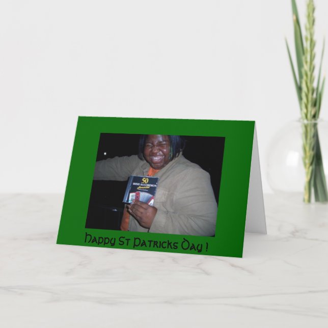 Happy St Patricks Day - funny card (Front)