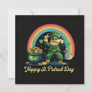 Happy St Patricks Day Funny Leprechaun