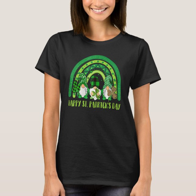 Happy St Patrick's Day Funny Saint Patrick Irish G T-Shirt (Front)