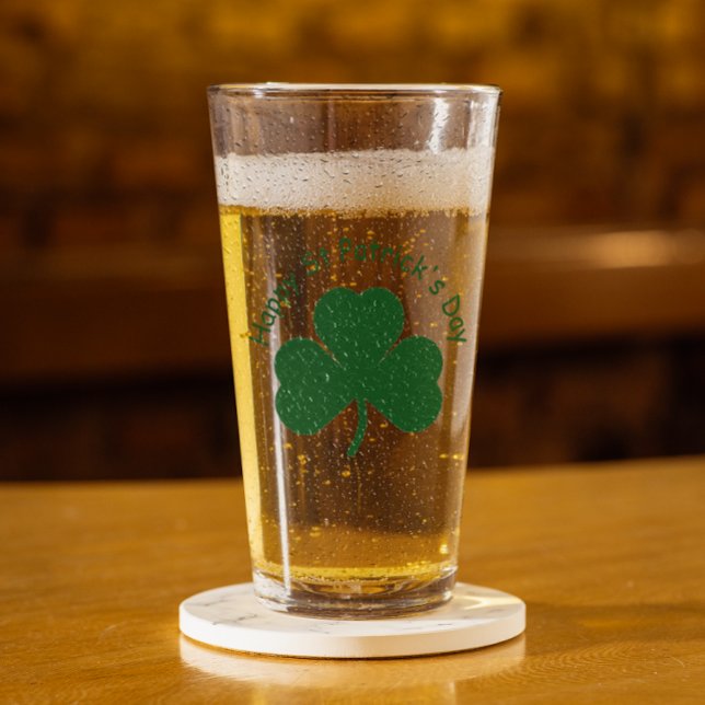 Happy St Patrick's Day Glass (Creator Uploaded)
