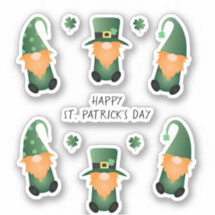Happy St Patricks Day Gnomes Green Orange