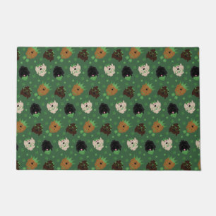 Happy St Patricks Day Goldendoodle Dogs Doormat
