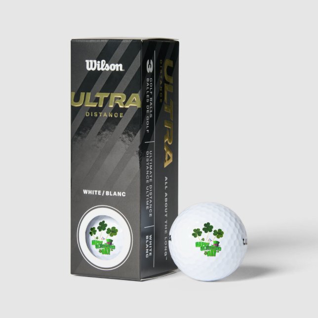 Happy St. Patrick's Day Golf Ball (Packaging)