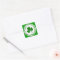 Happy St. Patrick's Day Green Shamrock Stickers