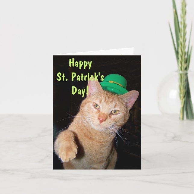 Happy St. Patrick's Day Greeting Card (Front)