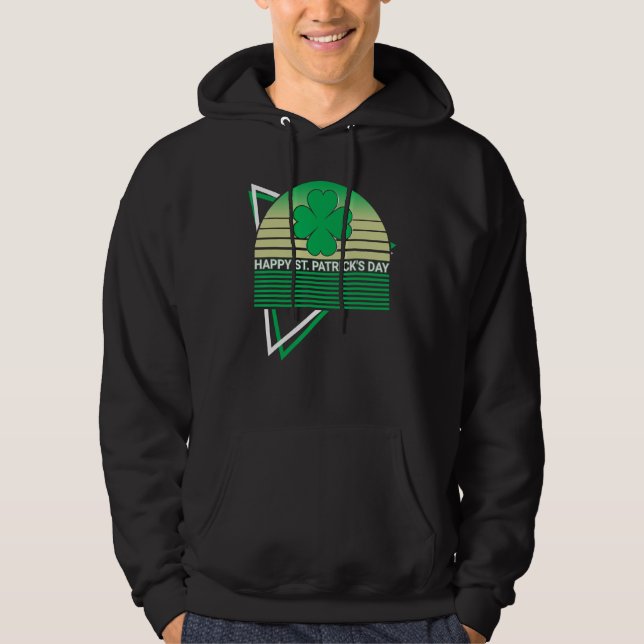 Happy St. Patrick's Day Happy St. Patrick's Day Ir Hoodie (Front)