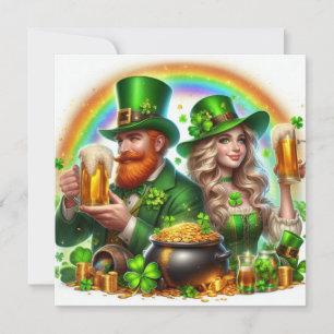 Happy St Patrick's Day Holiday Card