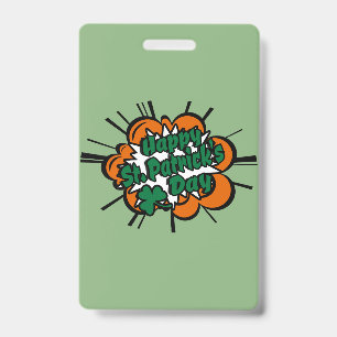 Happy St. Patrick's Day ID Badge