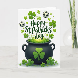 Happy St Patricks Day Illustration Card