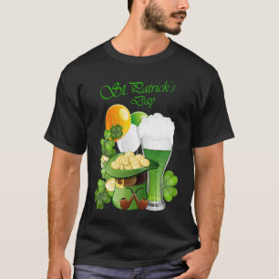 Happy St Patrick's Day Irish Drinking Team T-Shirt