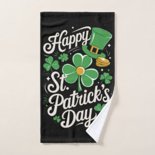 Happy St Patrick's Day Irish Heritage St Patty's  Hand Towel