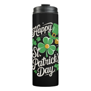 Happy St Patrick's Day Irish Heritage St Patty's  Thermal Tumbler