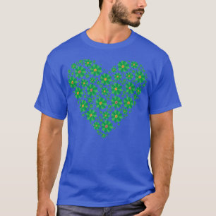 HAPPY ST PATRICKS DAY Irish Holiday Irish flower h T-Shirt