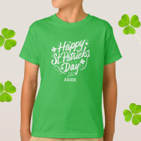 Happy St Patricks Day Irish Shamrocks Personalised