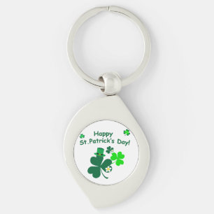 Happy St. Patrick's Day Key Ring