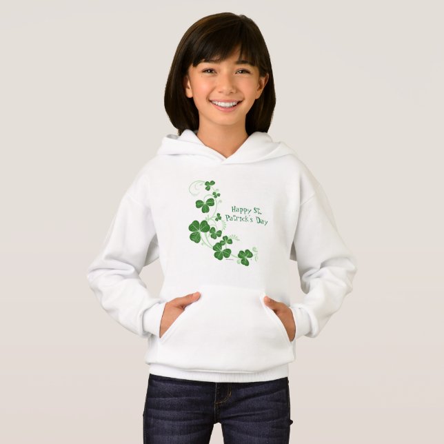 Happy St. Patrick's Day Kids Sweatshirt (Front Full)