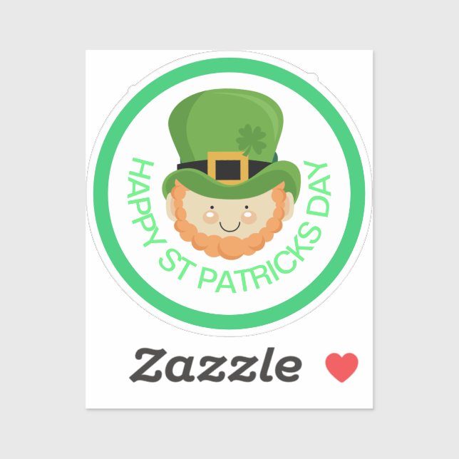 Happy St Patricks Day leprechaun (Sheet)