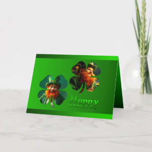 Happy St Patrick's Day Leprechaun Add Photo HGC Card