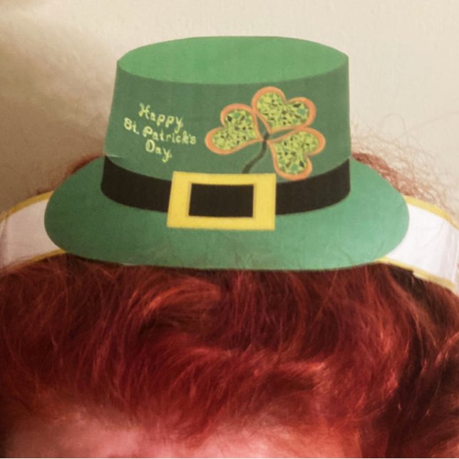 Happy St. Patrick's Day Leprechaun Paper Hat Print (Creator Uploaded)