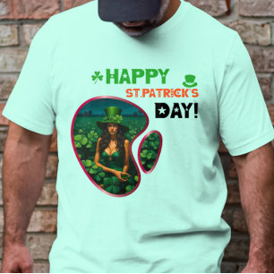 Happy St.Patrick's Day! - Leprechaun's Scavenger H T-Shirt
