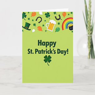 Happy St Patricks Day Luck Card