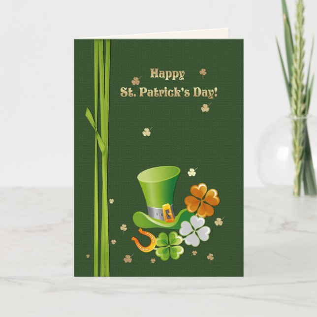 Happy St. Patrick's Day. Lucky Charms Card (Front)