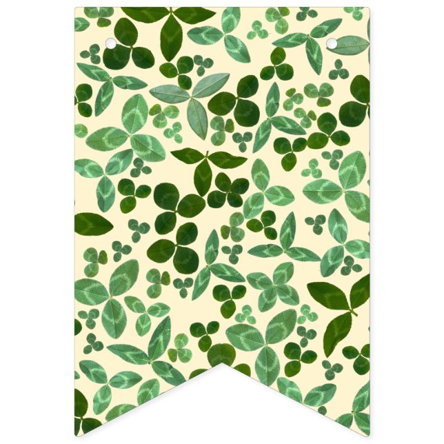 Happy St. Patrick's Day Lucky Clover  Bunting (First Flag)