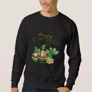Happy St. Patricks Day -Lucky Irish Clover Party Sweatshirt