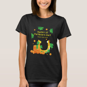 Happy St. Patricks Day -Lucky Irish Shamrock T-Shirt
