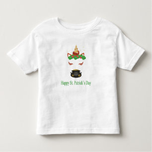 Happy St. Patrick's Day Magical Unicorn, Kids Toddler T-Shirt